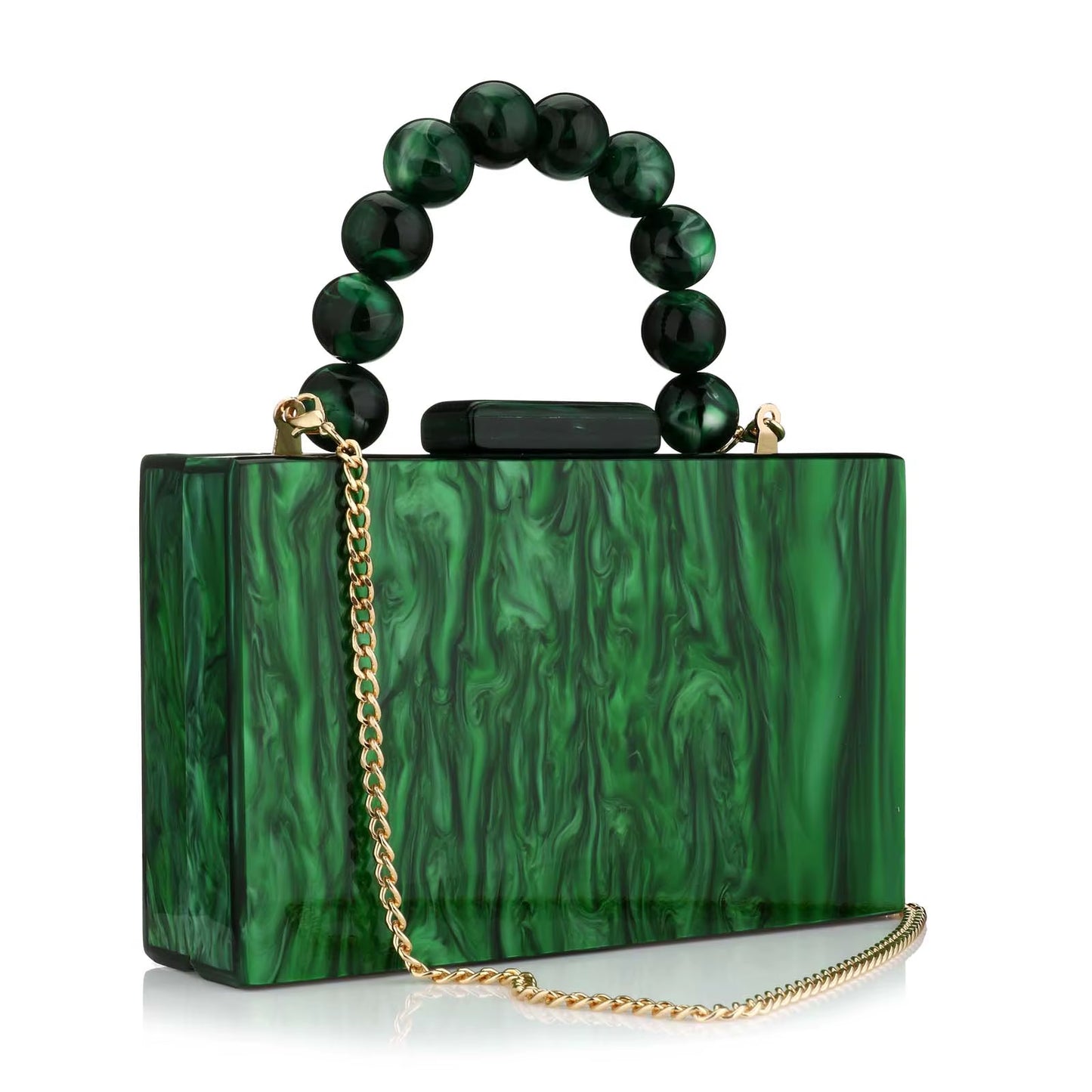 Pearl Marble evening Clutch bag