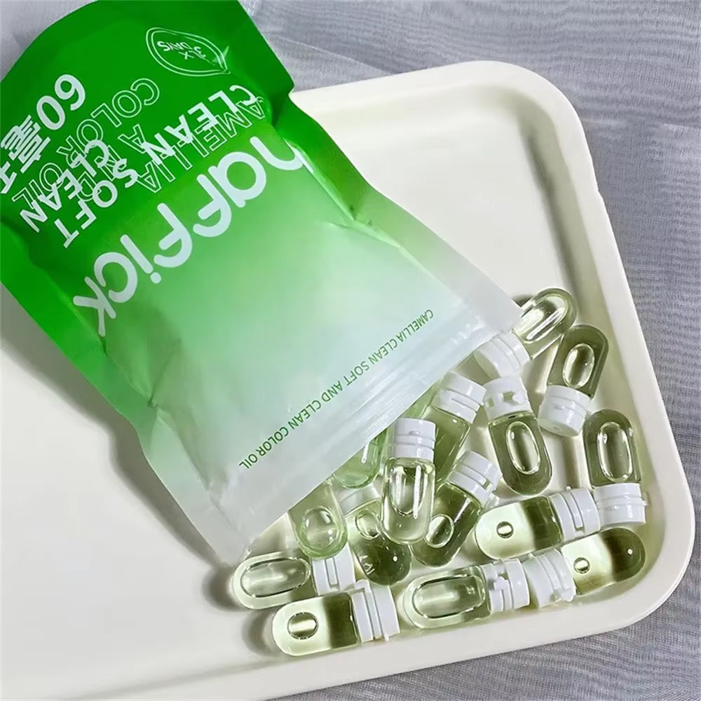 10/30Pcs Cleansing Oil Camellia Secondary Facial Cleanser Deep Gentle Cleansing Travel Portable Single Makeup Remover Oil
