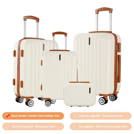 UUH Luggage Sets(3Pcs/4Pcs/6Pcs/7Pcs/8Pcs/9Pcs) with TSA Locks - Suitcase for Travel, Hardshell Luggage TSA Lock Spinner Wheels Hardshell Lightweight