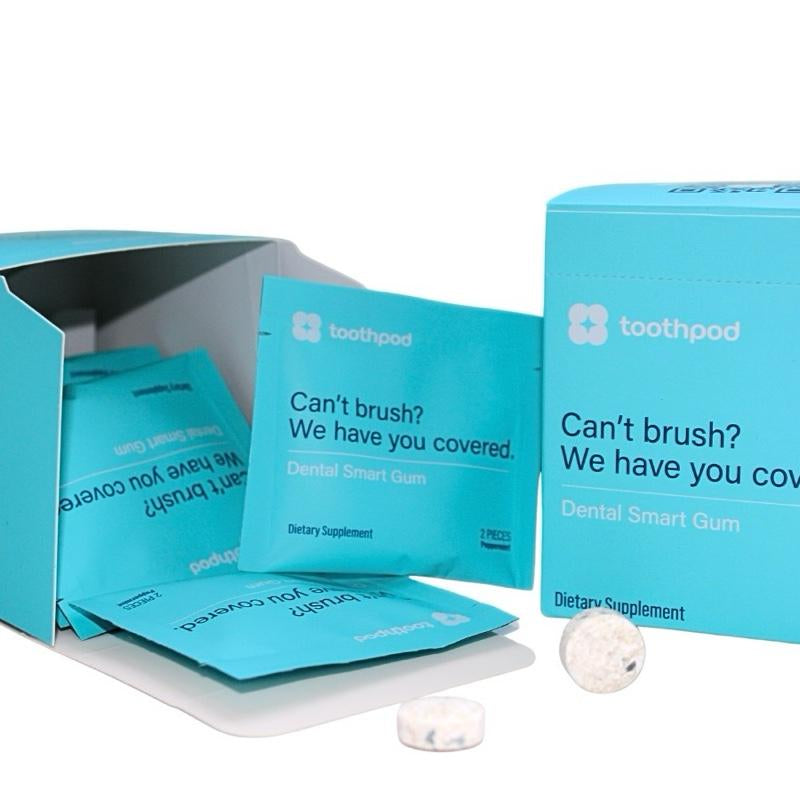 Toothpod: brushless teeth cleaner