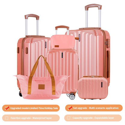 UUH Luggage Sets(3Pcs/4Pcs/6Pcs/7Pcs/8Pcs/9Pcs) with TSA Locks - Suitcase for Travel, Hardshell Luggage TSA Lock Spinner Wheels Hardshell Lightweight