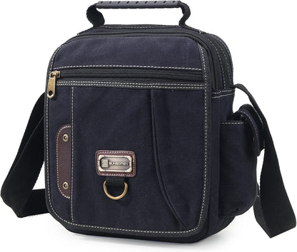Canvas Crossbody Messenger Bag