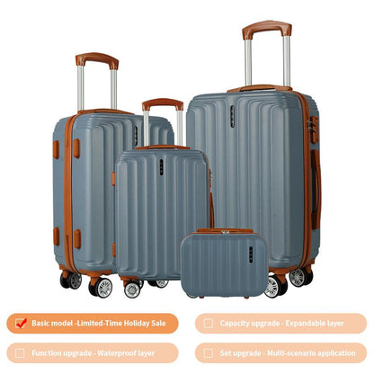 UUH Luggage Sets(3Pcs/4Pcs/6Pcs/7Pcs/8Pcs/9Pcs) with TSA Locks - Suitcase for Travel, Hardshell Luggage TSA Lock Spinner Wheels Hardshell Lightweight