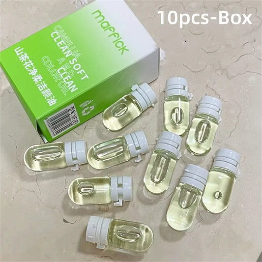 10/30Pcs Cleansing Oil Camellia Secondary Facial Cleanser Deep Gentle Cleansing Travel Portable Single Makeup Remover Oil