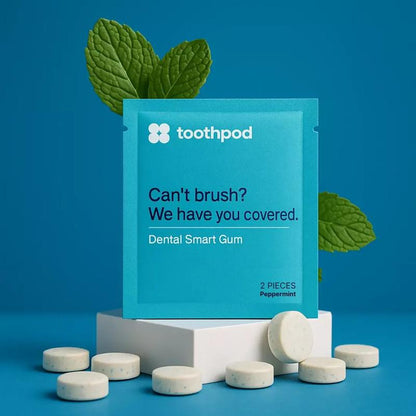 Toothpod: brushless teeth cleaner