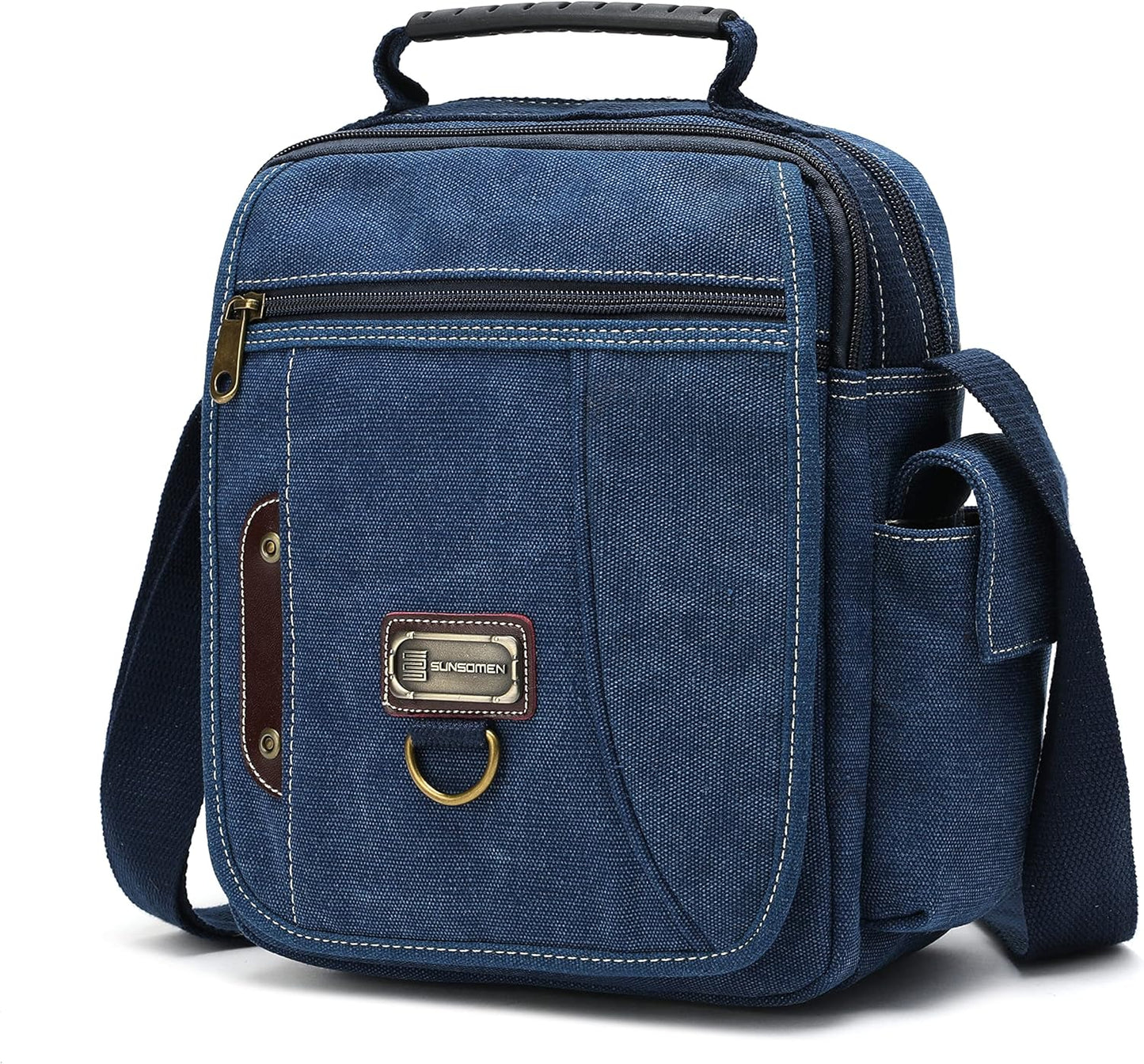 Canvas Crossbody Messenger Bag