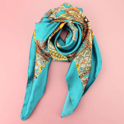 Satin head scarves 4Pcs 