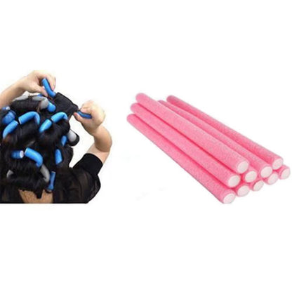 10Pcs Universal Perm Curling Bar Hair Curling Stick Colorful Sponge Curling Iron Pearl Cotton Eva Curling Iron
