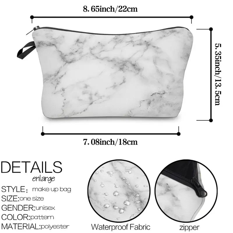 Marble Toiletry Bag