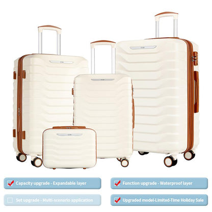 UUH Luggage Sets(3Pcs/4Pcs/6Pcs/7Pcs/8Pcs/9Pcs) with TSA Locks - Suitcase for Travel, Hardshell Luggage TSA Lock Spinner Wheels Hardshell Lightweight