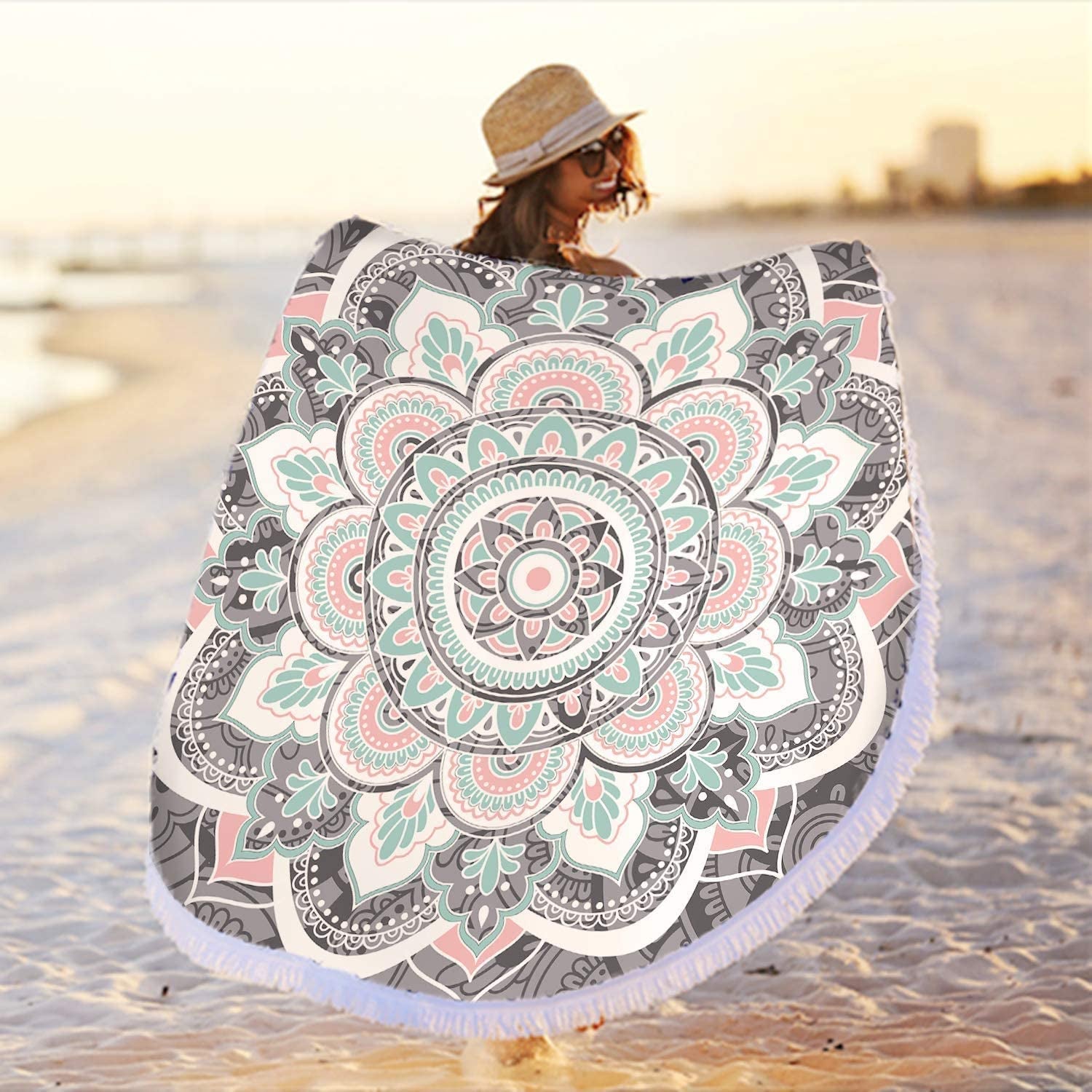 Mandala Boho Beach blanket/towel 