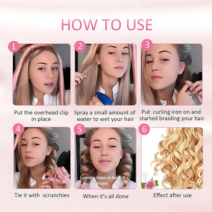 Foam Heatless Curling Iron Sleep Curling Iron Sponge Curly Hair Long Hair Curling Iron Set