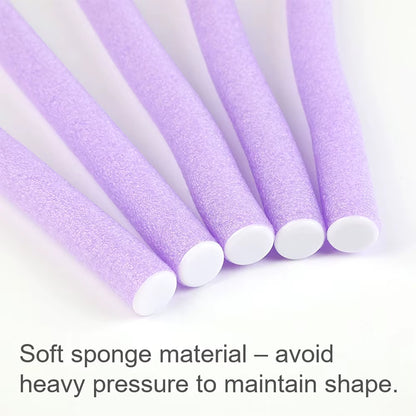 10Pcs Universal Perm Curling Bar Hair Curling Stick Colorful Sponge Curling Iron Pearl Cotton Eva Curling Iron