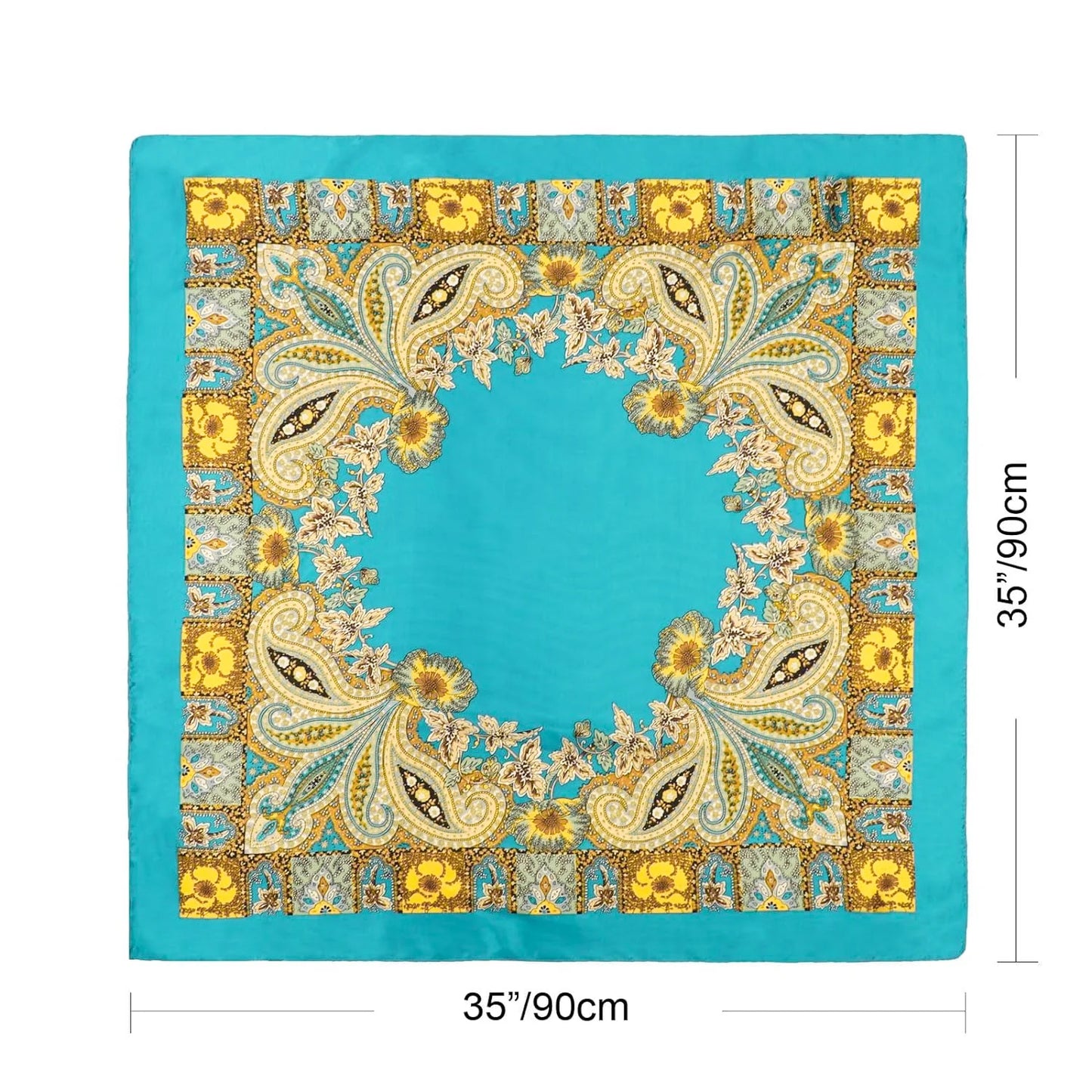Satin head scarves 4Pcs 