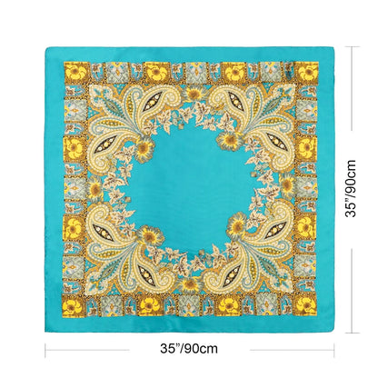 Satin head scarves 4Pcs 
