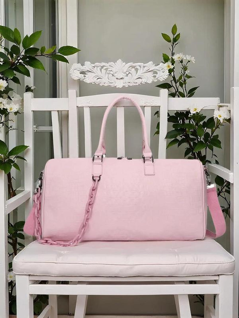 Durable pu leather Travel Duffel Bag