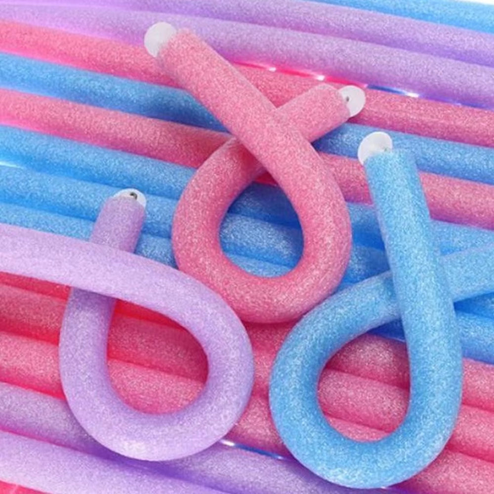 10Pcs Universal Perm Curling Bar Hair Curling Stick Colorful Sponge Curling Iron Pearl Cotton Eva Curling Iron