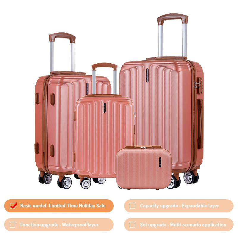 UUH Luggage Sets(3Pcs/4Pcs/6Pcs/7Pcs/8Pcs/9Pcs) with TSA Locks - Suitcase for Travel, Hardshell Luggage TSA Lock Spinner Wheels Hardshell Lightweight
