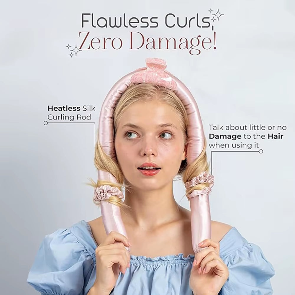 Foam Heatless Curling Iron Sleep Curling Iron Sponge Curly Hair Long Hair Curling Iron Set