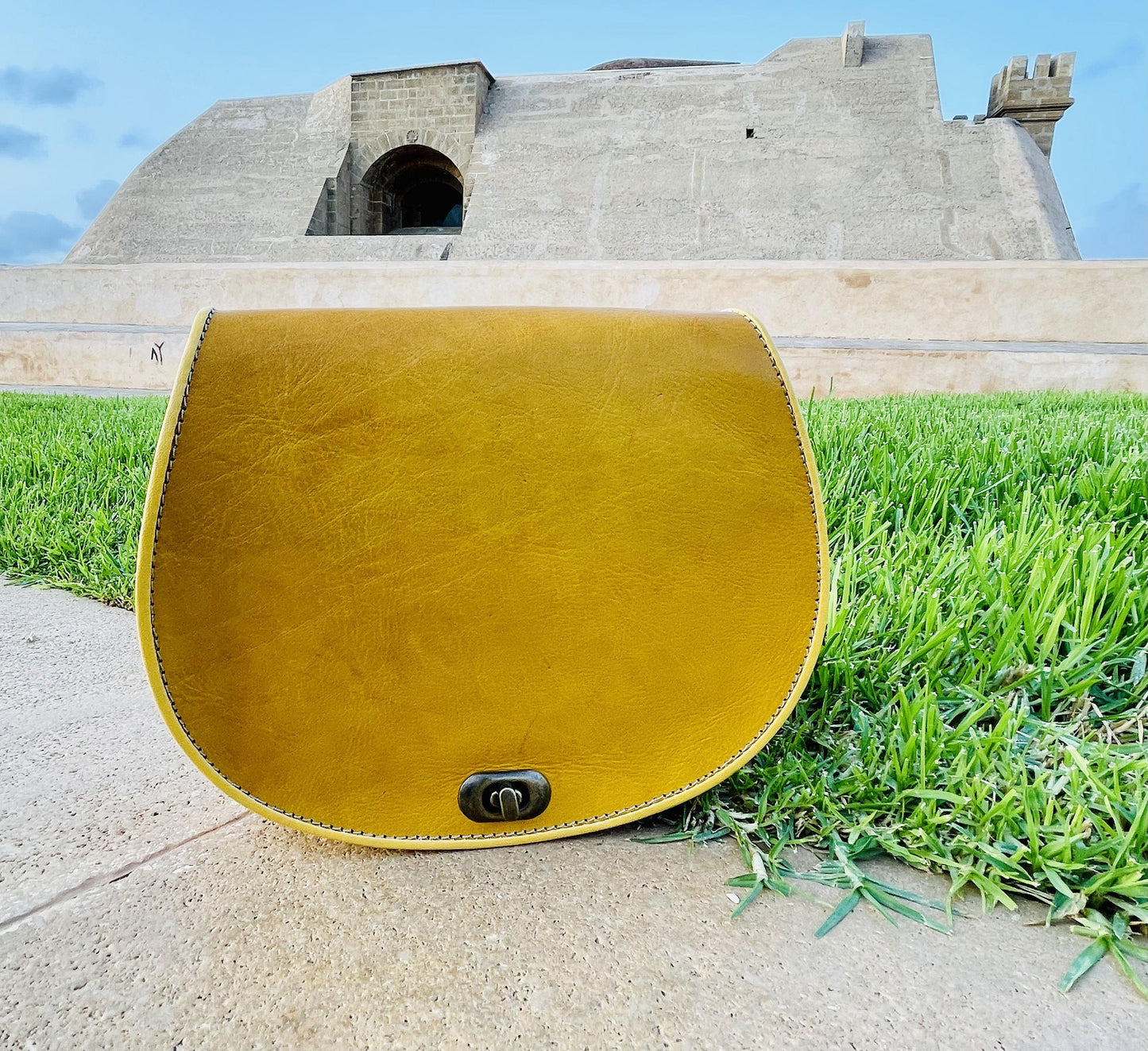 Hand made Moroccan Leather Bag