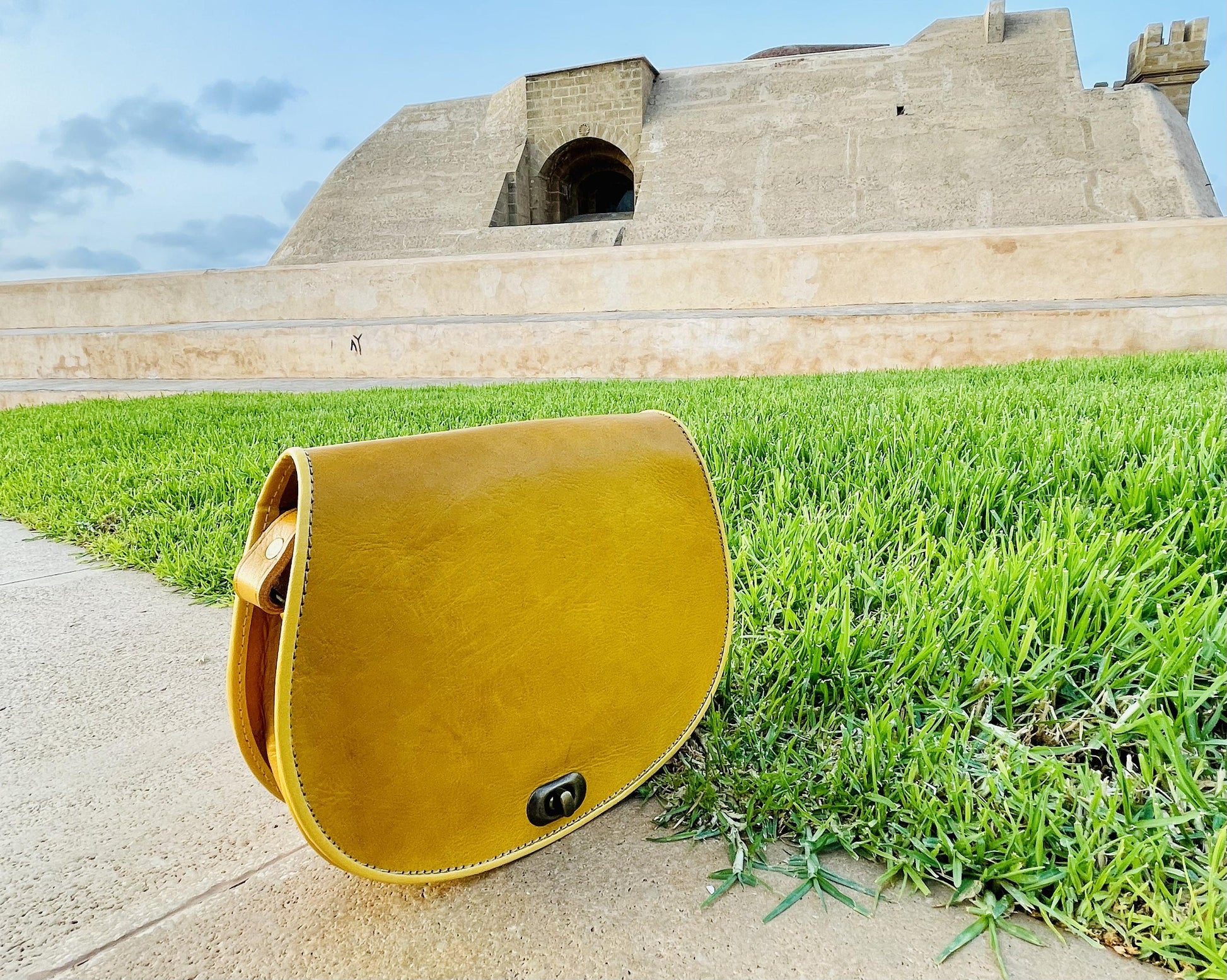 Hand made Moroccan Leather Bag