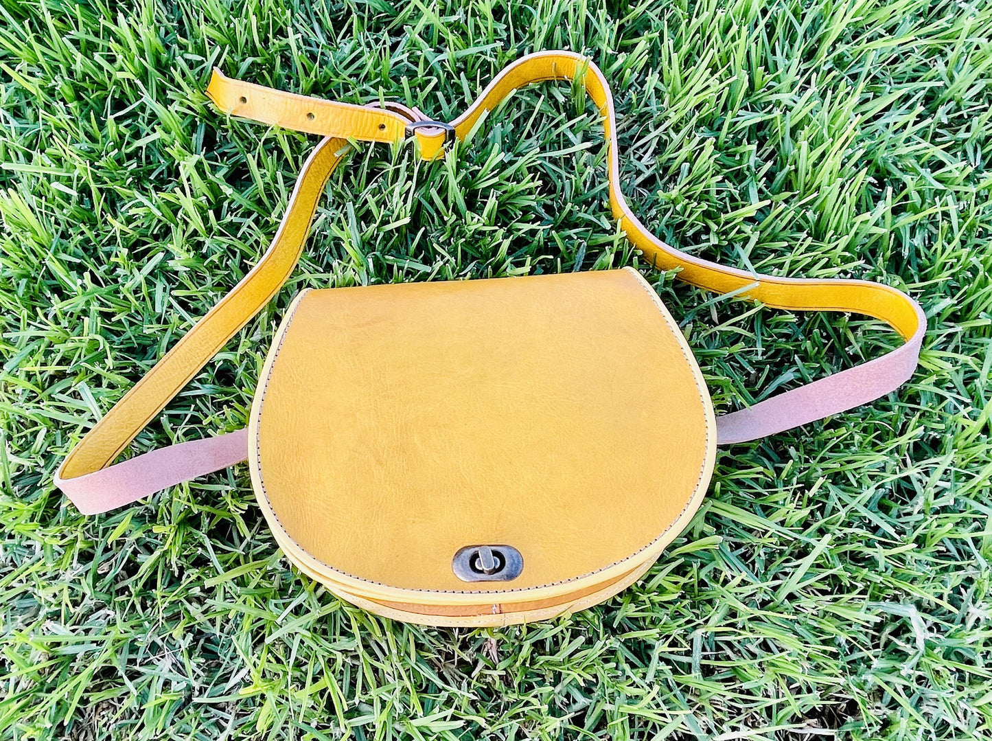 Hand made Moroccan Leather Bag