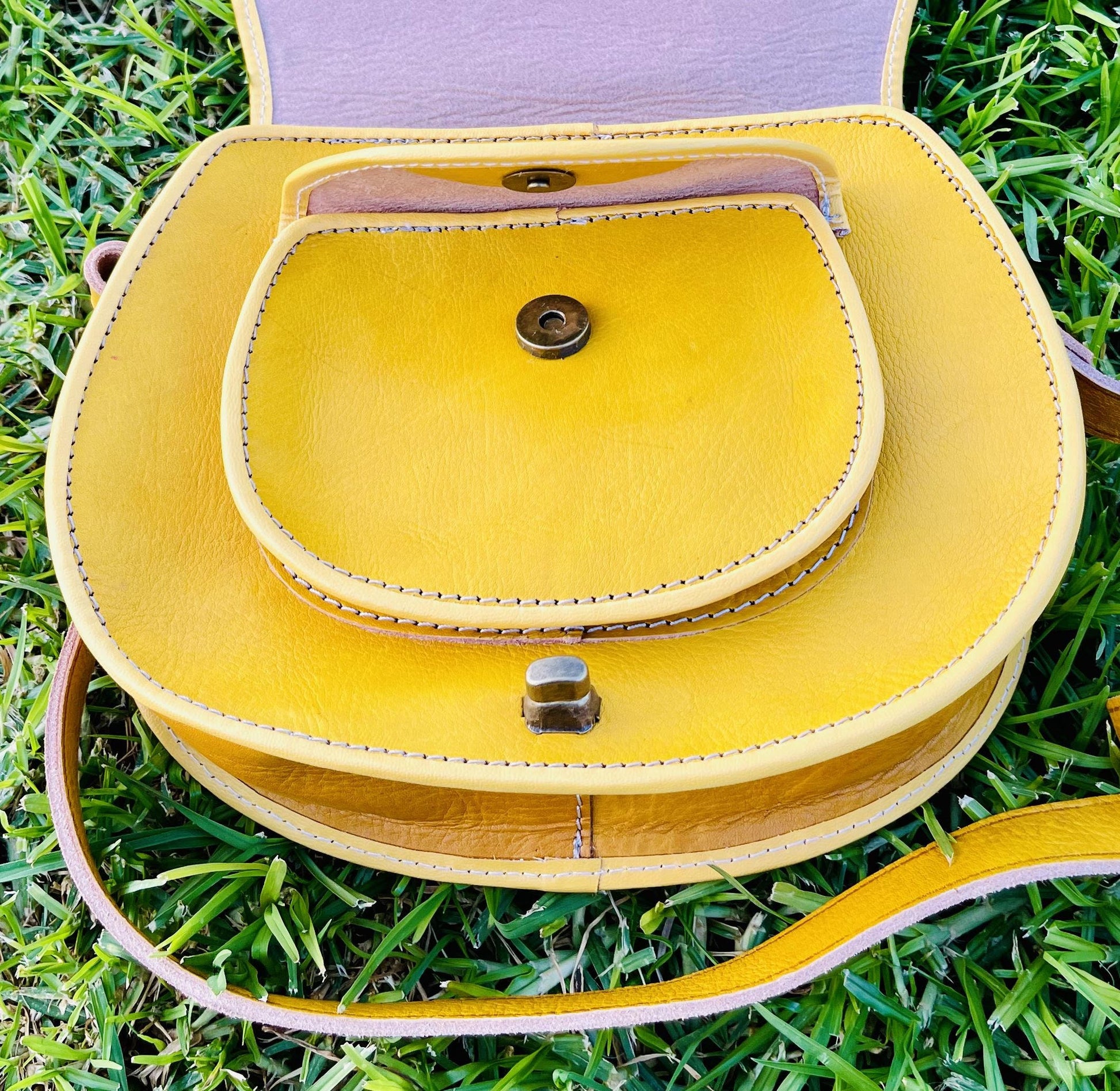 Hand made Moroccan Leather Bag