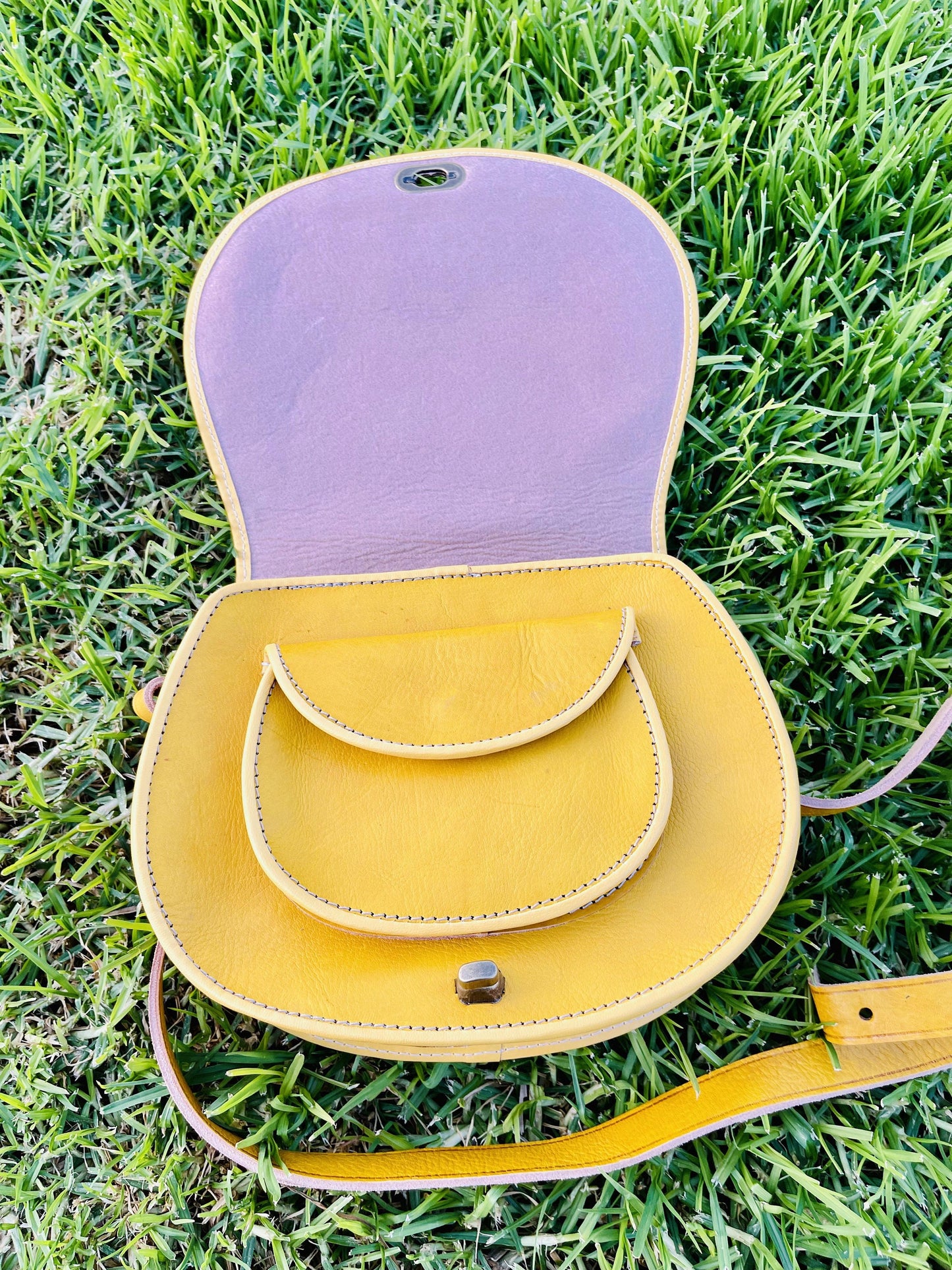 Hand made Moroccan Leather Bag